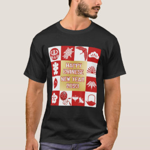 Camiseta Feliz Año Nuevo Chino De Conejo 2023 Año De La Rab