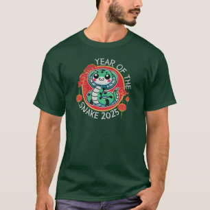 Camiseta Feliz Año Nuevo Chino de la Serpiente 2025