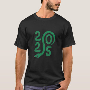 Camiseta Feliz Año Nuevo Chino Símbolo de serpiente verde A