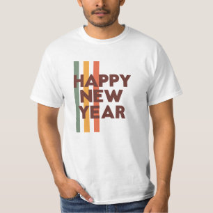 Camiseta Feliz Año Nuevo – Diseño de Tipografía Fe
