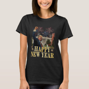 Camiseta Feliz año nuevo Fiesta 2025 Trump 2024