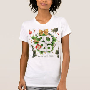 Camiseta Feliz Año Nuevo – Juguetes Navideños Festivos, Ado