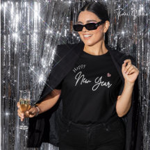 Feliz Año Nuevo La tipografía Minimalista moderna 