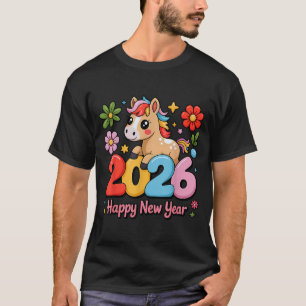 Camiseta Feliz Año Nuevo Lunar Chino 2026 Año del Fuego