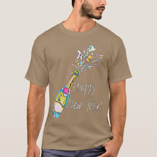 Camiseta Feliz Año Nuevo para mujeres Ops para mujeres homb