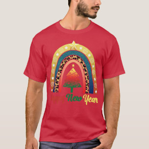 Camiseta Feliz Año Nuevo Rainbow Funny Women Profession