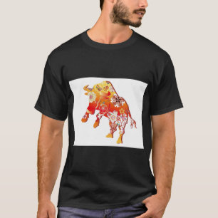 Camiseta Feliz Año Nuevo Toro Afortunado