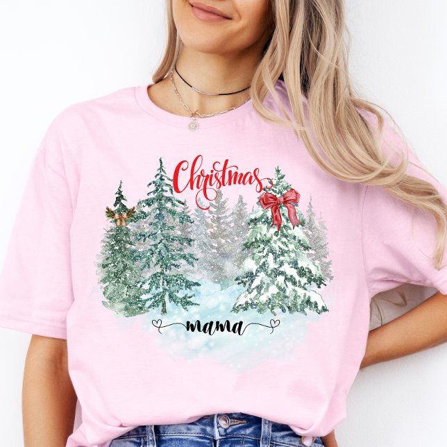 Camiseta Feliz Árbol de Navidad Mama Cute Xmas regalo de ma (Subido por el creador)