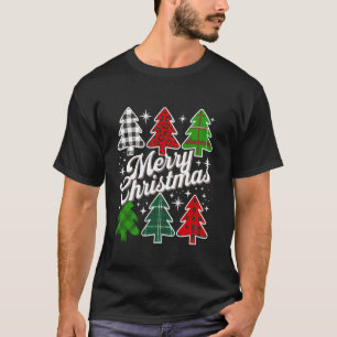 Camiseta Feliz Árbol de Navidad Navidad Navidad Navidad Búf