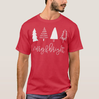 Camiseta Feliz Árbol De Navidad Y Feliz Feliz Navidad Xm