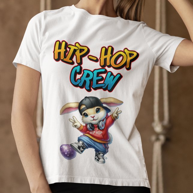 Camiseta Feliz Aventura Conejita Hip-Hop Crew (Subido por el creador)