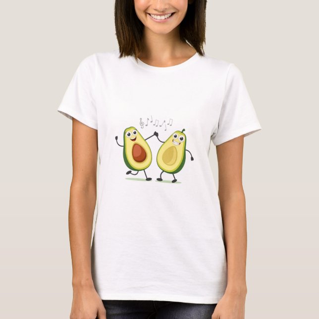 Camiseta Feliz baile de aguacate (Anverso)