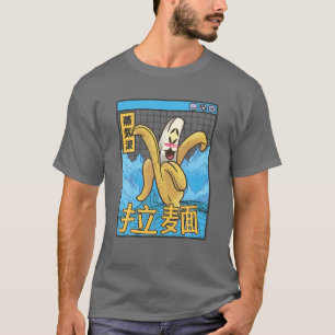 Camiseta Feliz Banana Digital Japan Style Otaku Vaporwa de