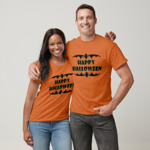 Camiseta Feliz Bate de Halloween