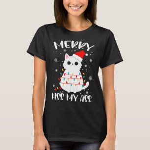 Camiseta Feliz besa mi tema de Navidad regalos para amantes