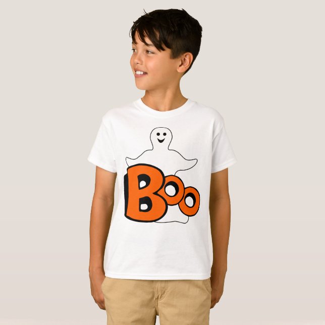 Camiseta Feliz Boo fantasma (Anverso completo)