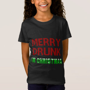 Camiseta Feliz borrachín, soy Navidades bebiendo vino, Navi