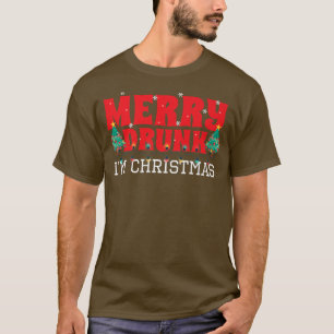 Camiseta Feliz Borracho, soy Navidades Bebedor festivo
