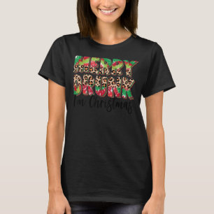 Camiseta Feliz Borracho, soy Navidades, leopardo de los ojo