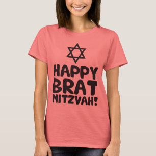 Camiseta Feliz Brat Mitzvah (Bar / Bat Mitzvah)