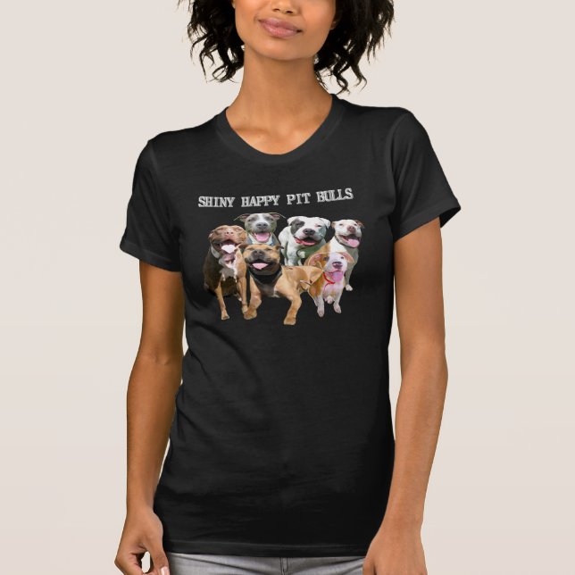 Camiseta feliz brillante de la oscuridad de los (Anverso)