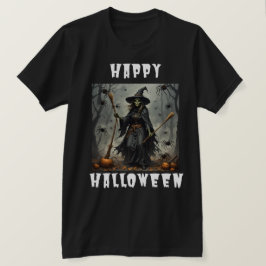 Camiseta Feliz Bruja de Halloween