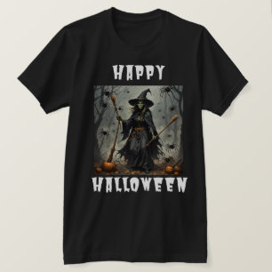 Camiseta Feliz Bruja de Halloween