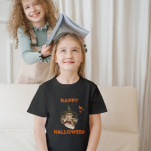 Camiseta Feliz bruja vintage de Halloween con gatitos