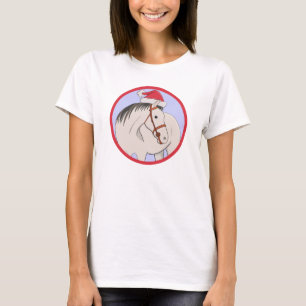 Camiseta Feliz caballo navideño