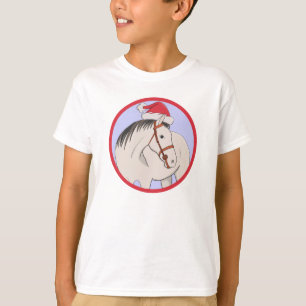 Camiseta Feliz caballo navideño