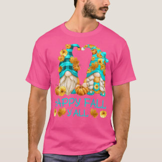 Camiseta Feliz Caída, Gnomías De Yall Con Calabaza Para Oto