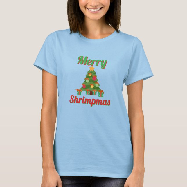Camiseta Feliz Camarón Navidad (Anverso)