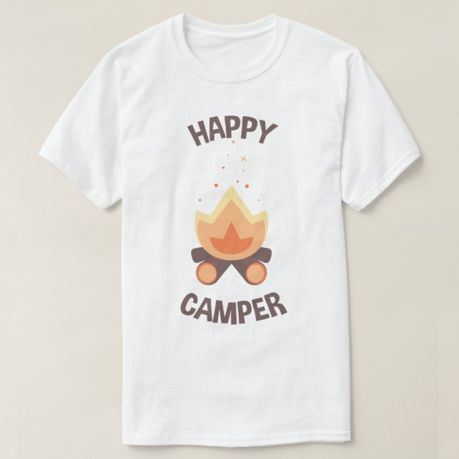 Camiseta Feliz Camper (Diseño del anverso)