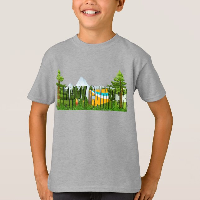 Camiseta Feliz Camper Camping (Anverso)