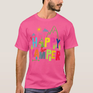 Camiseta Feliz Camper Camping Funny Men