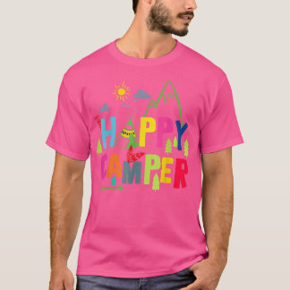 Camiseta Feliz Camper Camping Funny Men