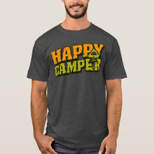 Camiseta Feliz Camper Camping Gracioso Regalo Hombres Mujer