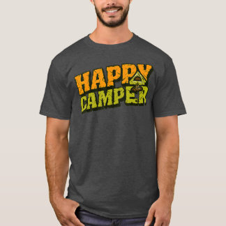 Camiseta Feliz Camper Camping Gracioso Regalo Hombres Mujer