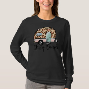 Camiseta Feliz camper Leopard Adventure Camp Funny Camping