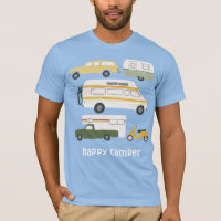 ¿FELIZ CAMPER? Personalizado RV de remolque de cam
