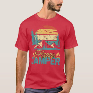 Camiseta Feliz Camping de Concordancia Graciosa de Camper R