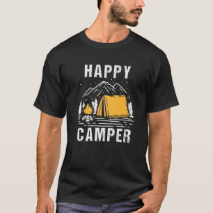Camiseta Feliz Camping Rv Camping Camper Camping Para Hombr