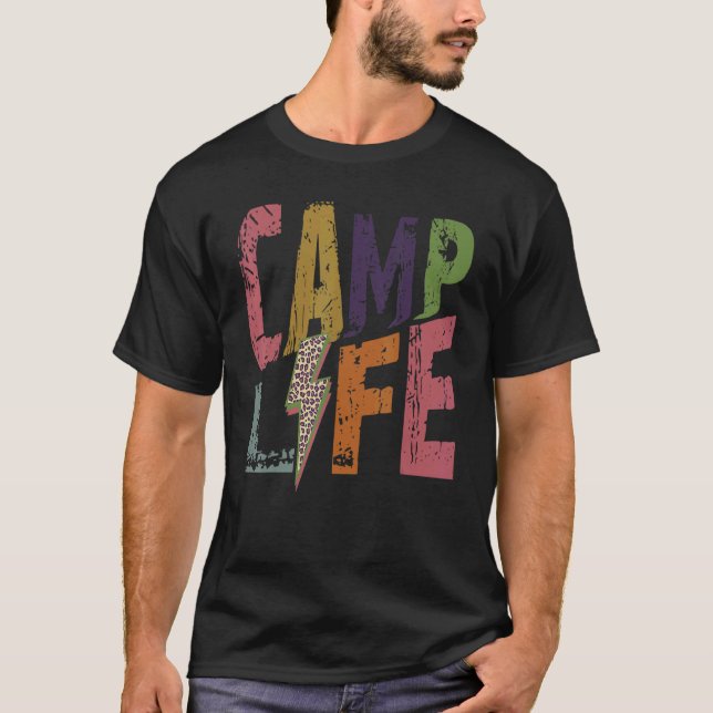 Camiseta Feliz camping y senderismo feliz C (Anverso)
