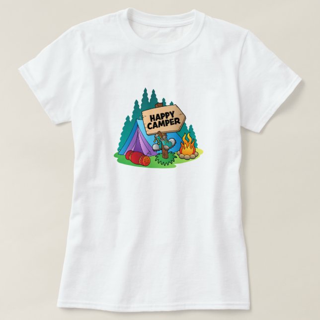 Camiseta Feliz Campista (Diseño del anverso)