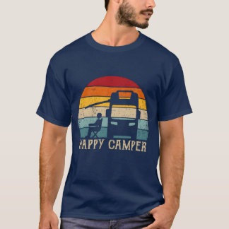 Camiseta Feliz campista de RV Camping idea Hombres Mujeres