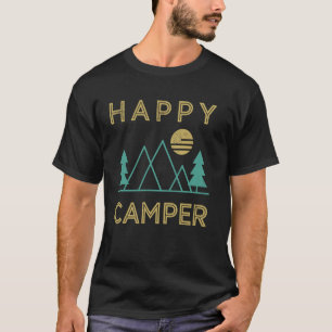 Camiseta Feliz Campista Senderista Amante Del Camping Condu