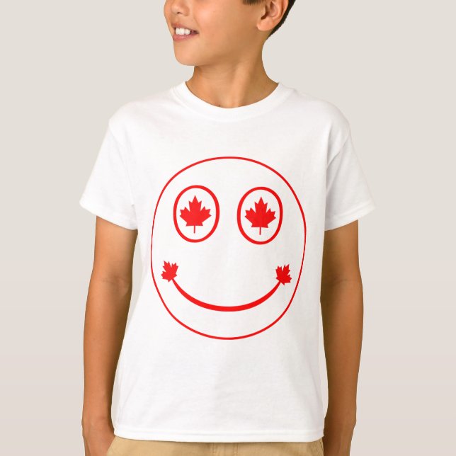 Camiseta Feliz Canadiense (Anverso)