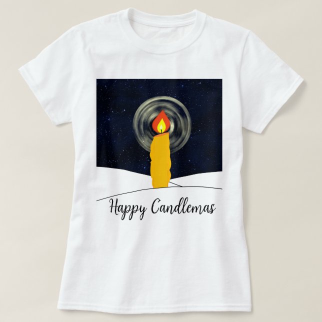 Camiseta Feliz Candlemas (Diseño del anverso)