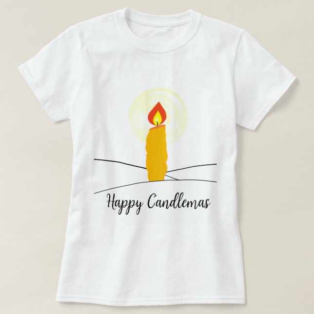 Camiseta Feliz Candlemas (Diseño del anverso)