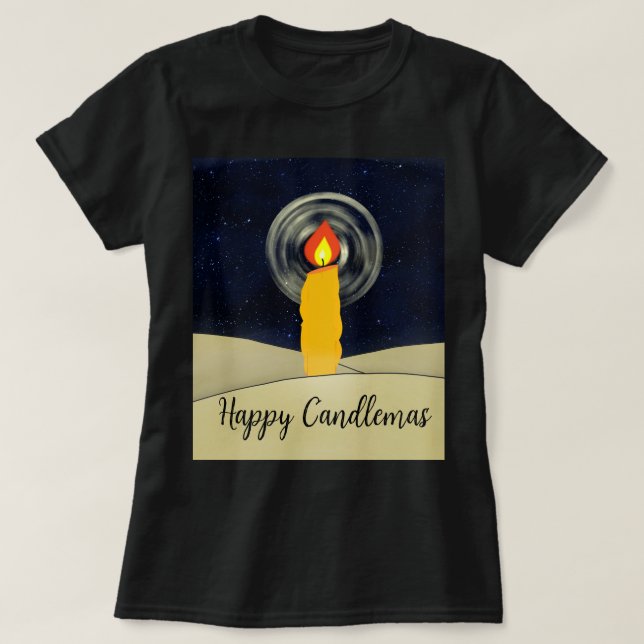 Camiseta Feliz Candlemas (Diseño del anverso)